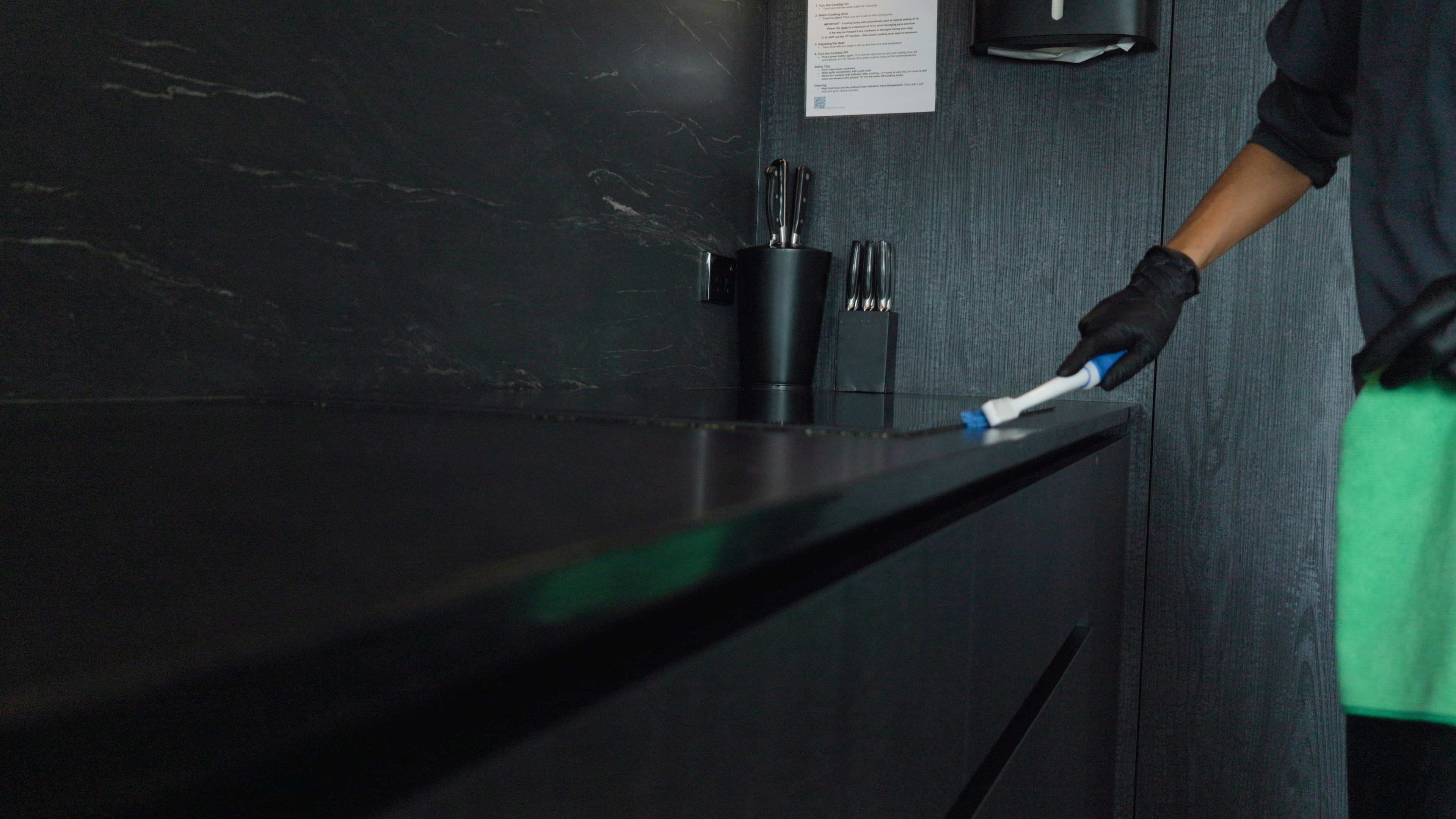 Luxury Cleaning team detail shot
