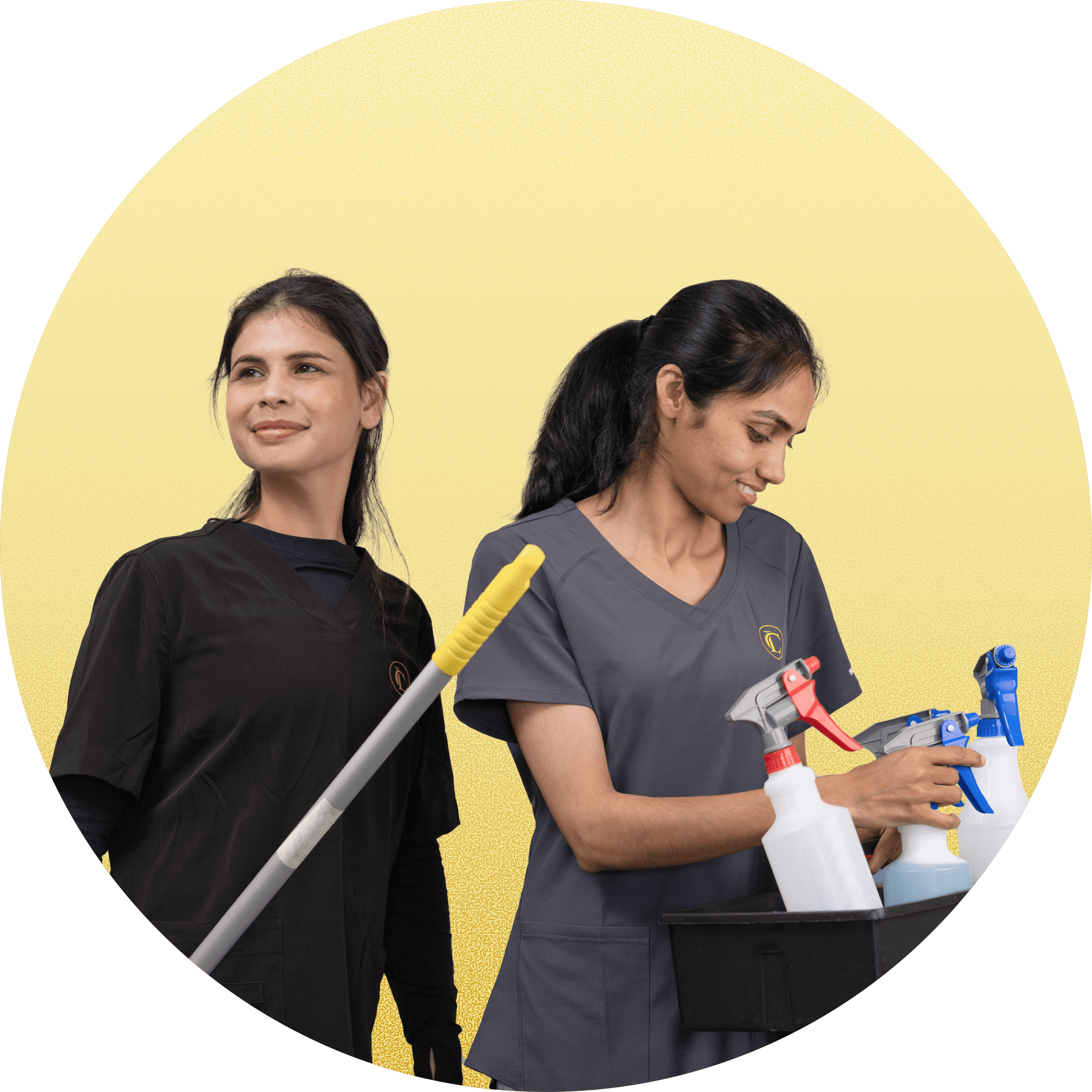 Hardeep and Noor, founders of Luxury Cleaning