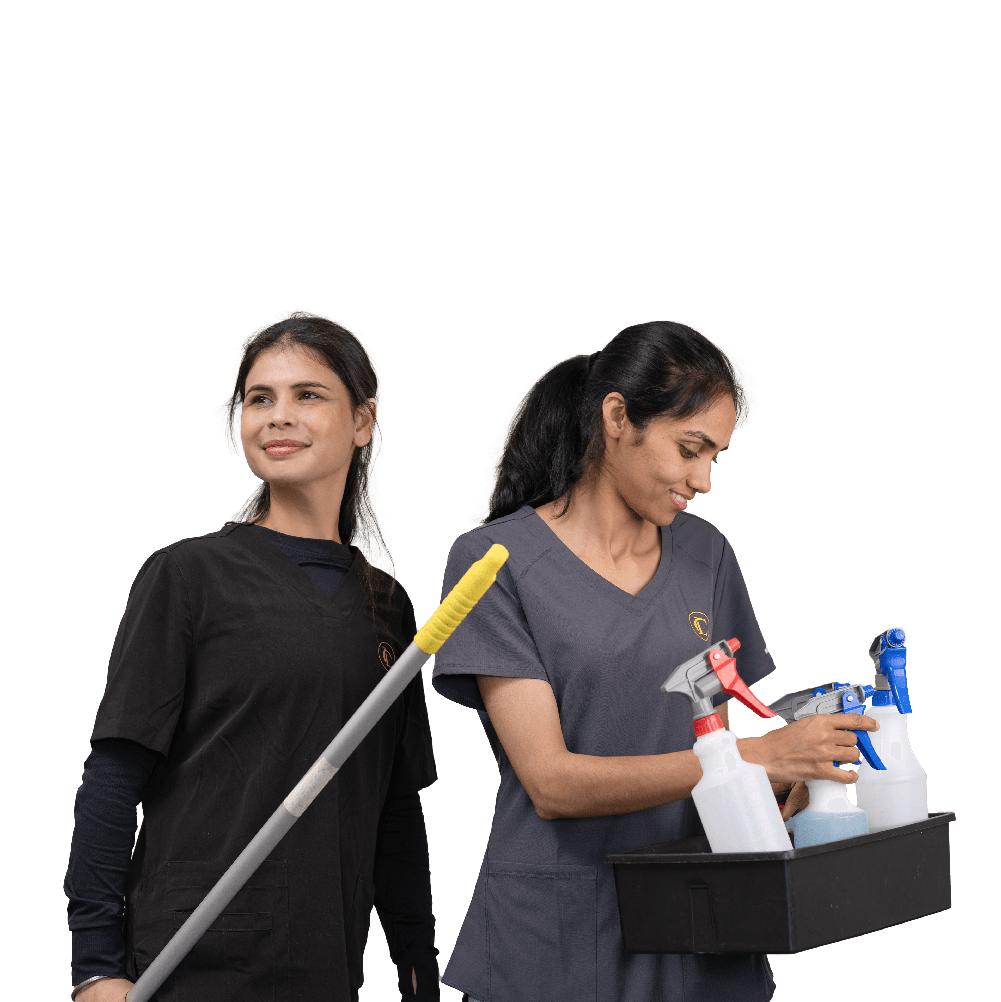 Luxury Cleaning trained team at work
